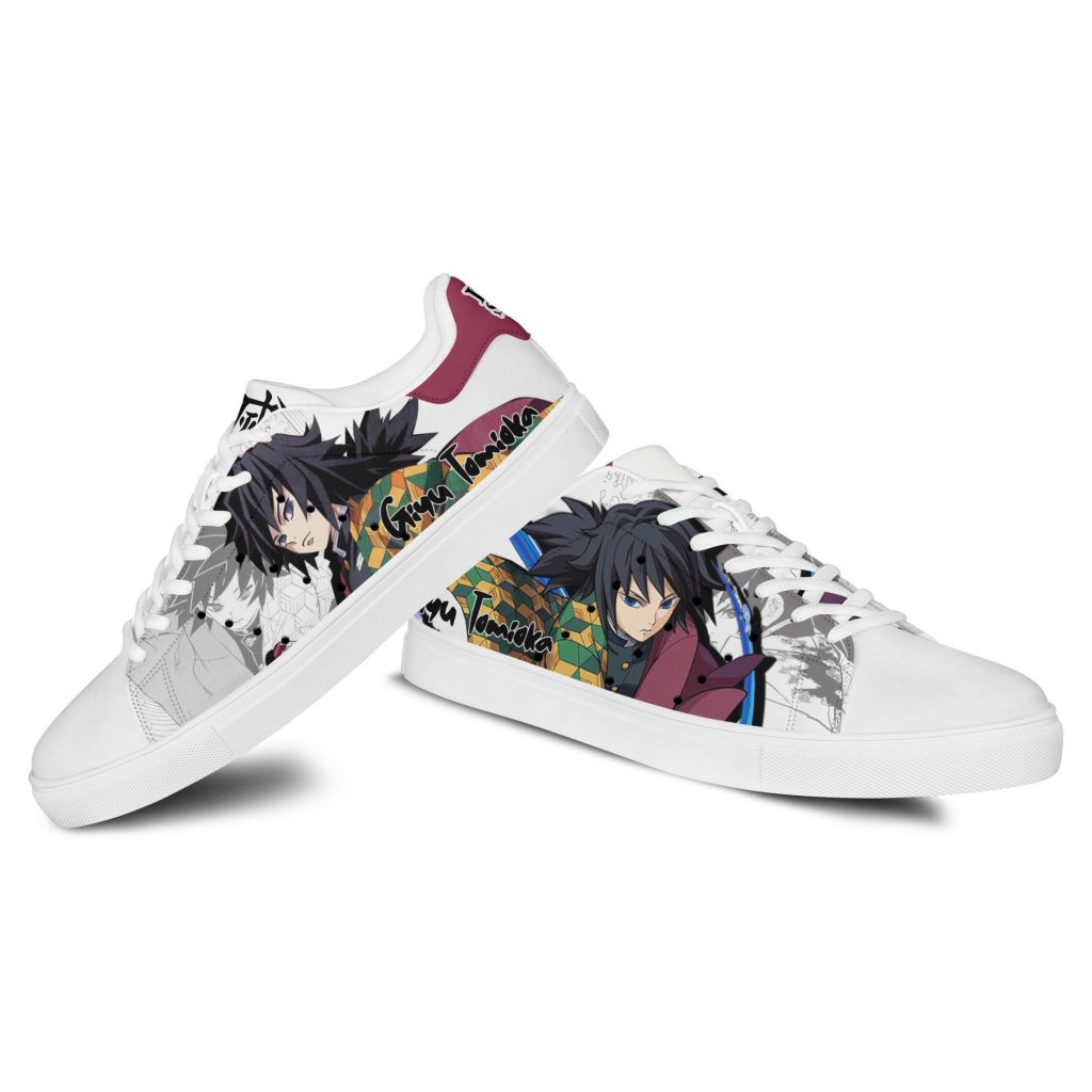 Giyu Tomioka Skate Shoes - Demon Slayer Merch