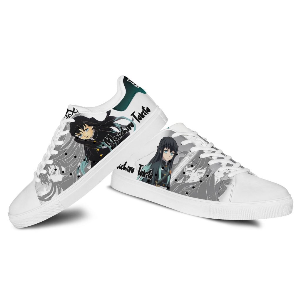 Muichiro Tokito Skate Shoes - Demon Slayer Merch