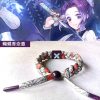 Bracelet Hand woven Anime Theme Bracelet Peripheral Couple Accessories Holiday Gifts Anime Demon Slayer Cosplay Kamado - Demon Slayer Merch