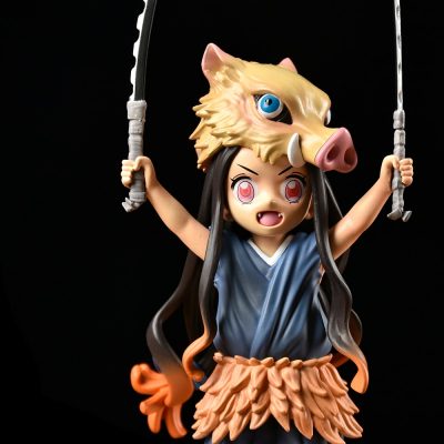 Demon Slayer Anime Figure Kimetsu No Yaiba 19CM Pig s Head Kamado Nezuko Figurine Manga PVC - Demon Slayer Merch