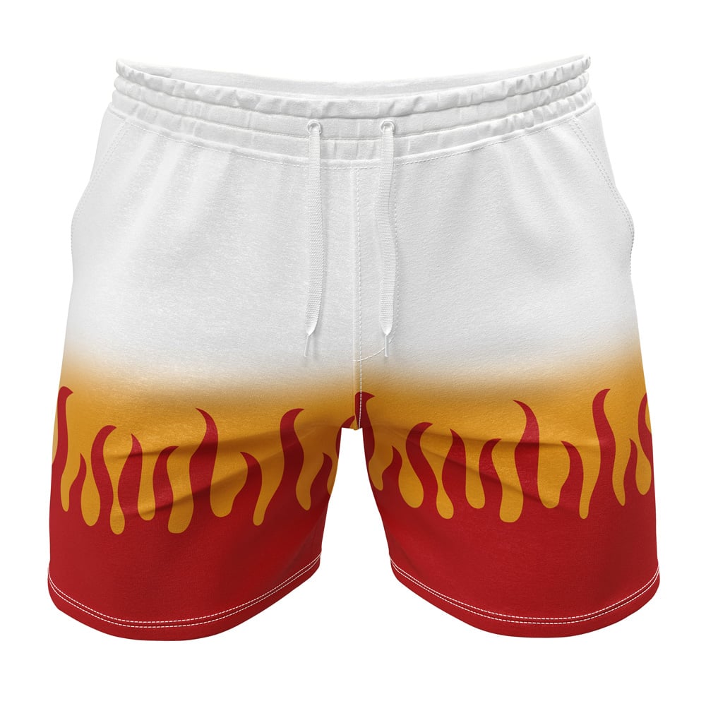 Kyojuro Rengoku Demon Slayer Gym Shorts - Demon Slayer Merch