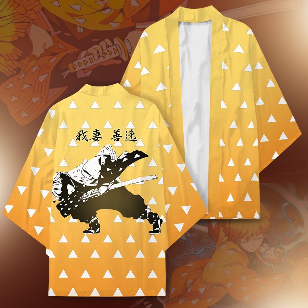 kimetso no yaiba zenitsu kimono 389925 - Demon Slayer Merch