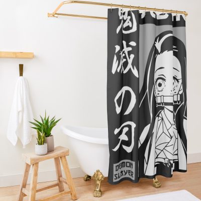 Demon Slayer - Nezuko Kamado Shower Curtain Official Demon Slayer Merch