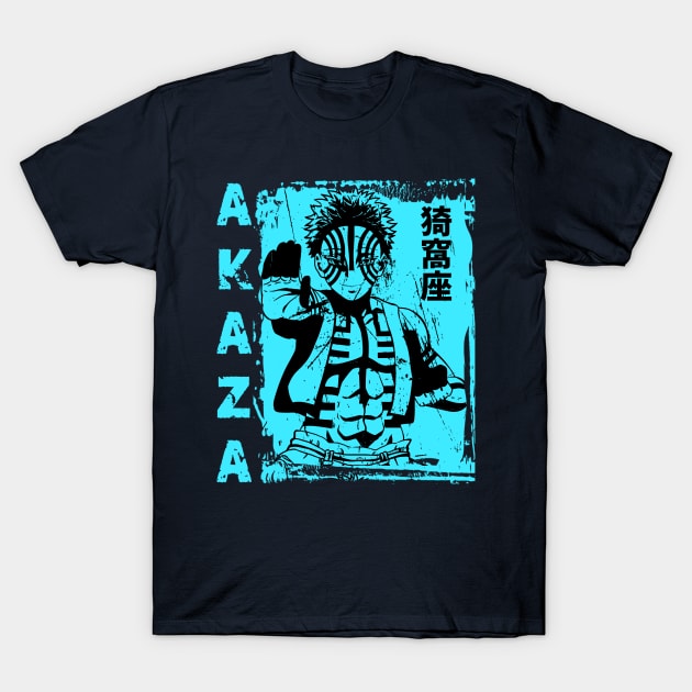 Blue Akazza Demon Slayer Anime T-Shirt